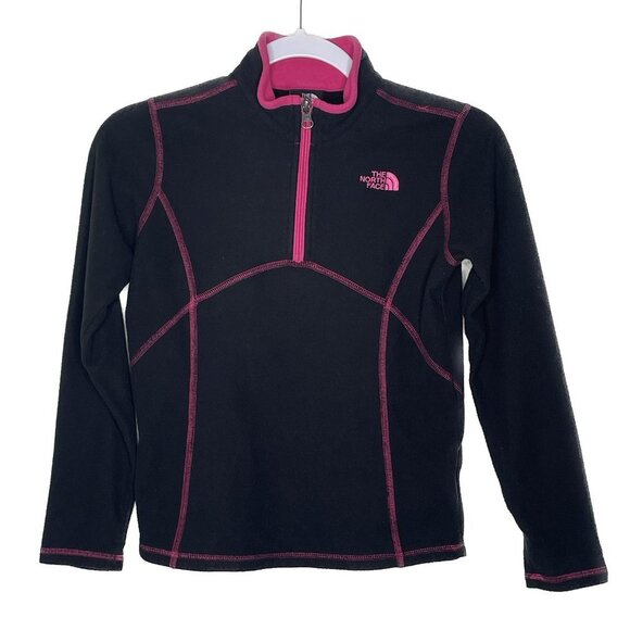 The North Face Girls Black and Pink Sweater Size M (10/12) - Picture 1 of 5